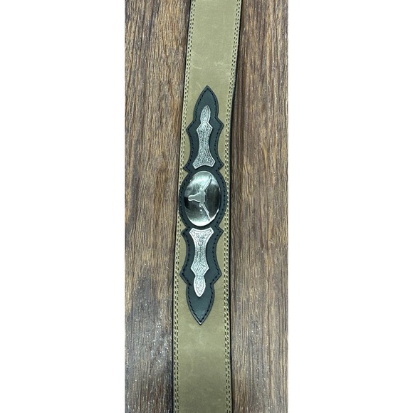 Nocona Men's Western Buffalo Cowboy Style Concho Belt Size 38 New - Picture 4 of 9